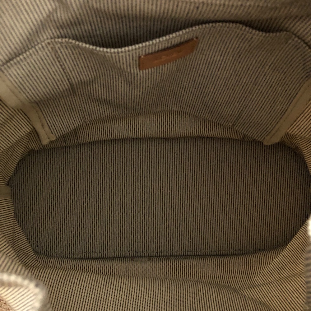 J. Crew Blue and Tan Backpack - Picture 6 of 8